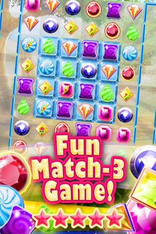 Jewel's Games - diamond match-3 game and kids digger's mania hd free screenshot 2