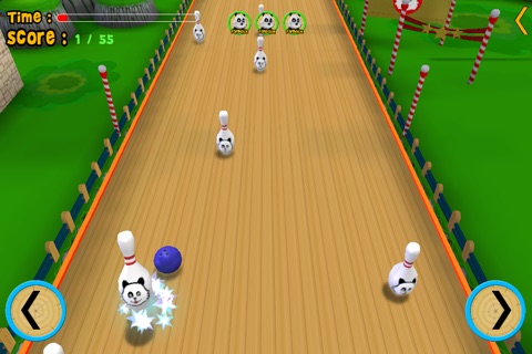pandoux crazy bowling for kids - no ads screenshot 2