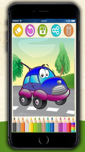 Paint cars for Kids: educational game drawings with magic ma(圖1)-速報App