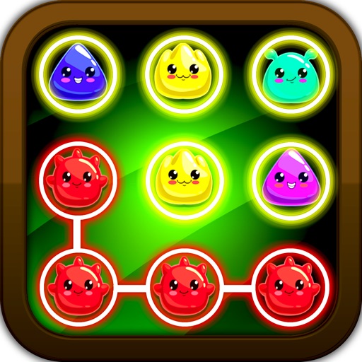 A Amazing Jelly Dots matching saga puzzle game iOS App