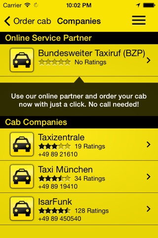 cab4me - Die Taxi-App. screenshot 3