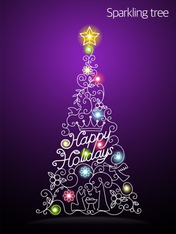 iChristmas Tree HD : Music mood lighting, Christmas Carol & Animation Screen screenshot 2