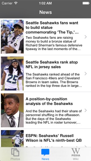 News For Seattle Seahawks Unofficial(圖2)-速報App