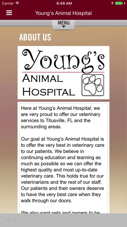 Young's Animal Hospital App