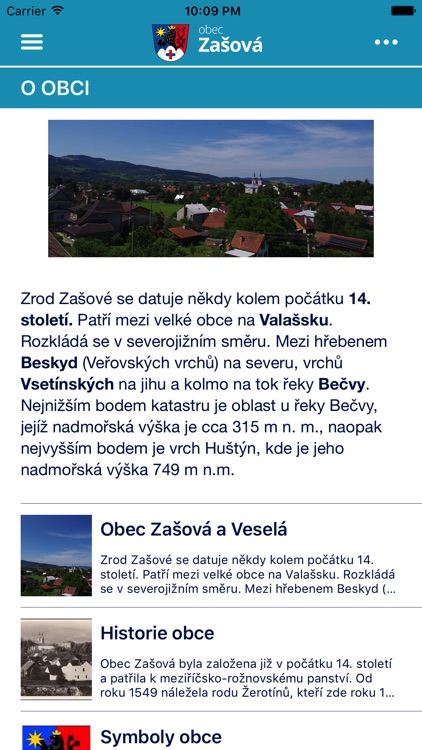 Obec Zašová