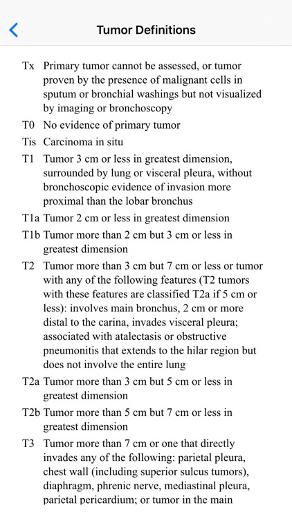 Lung Cancer Stage