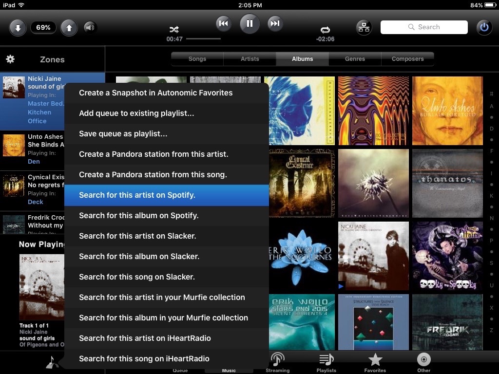 Mirage Media Controller for iPad screenshot 3