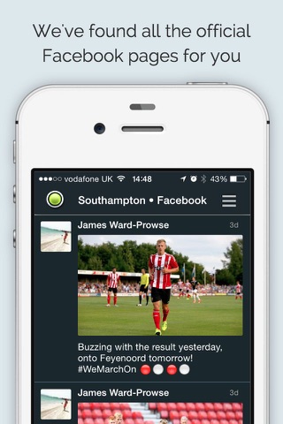 Sport RightNow - Southampton Edition screenshot 4