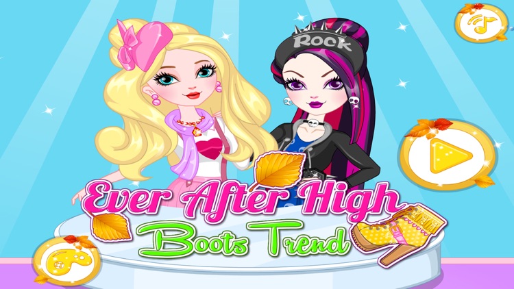 Ever After High Boots Trend Girl Games