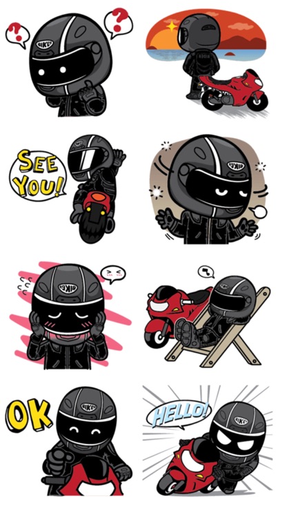 Biker Stickers