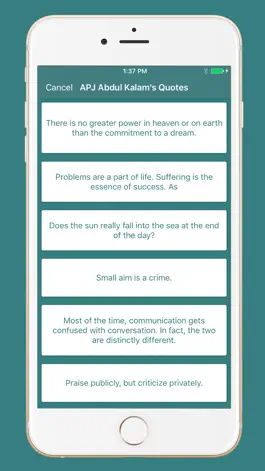 Game screenshot APJ Abdul Kalam's Quotes apk