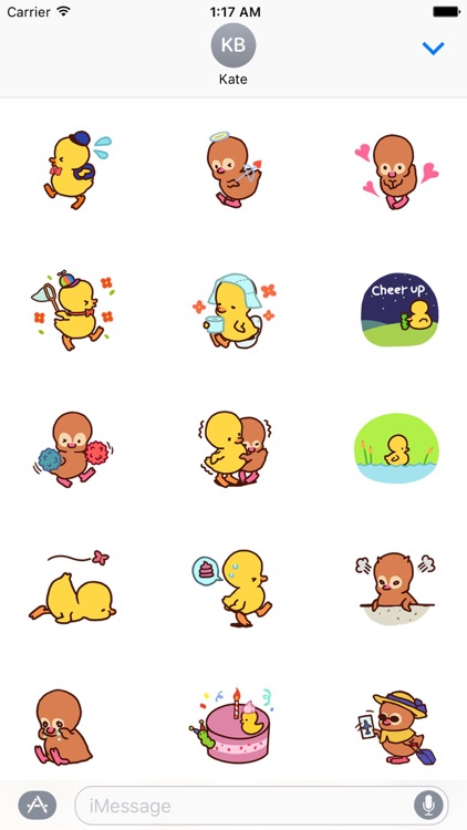 Lovely Duckling Stickers