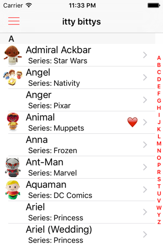 Collectors List - for Itty Bitty's screenshot 2