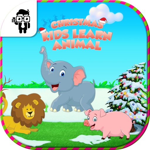 Christmas Kids Game Learn Animal Name Icon