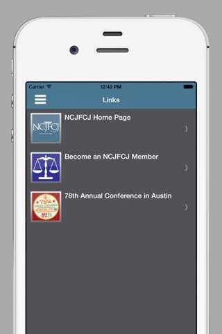 NCJFCJ Conferences screenshot 4