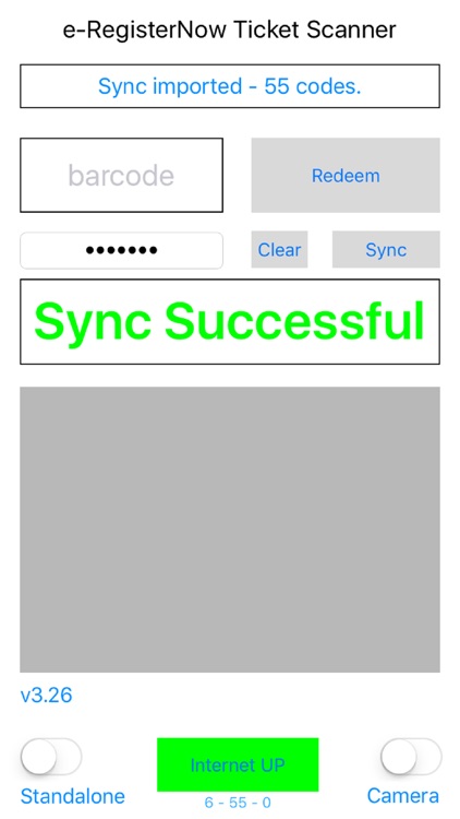 e-RegisterNow e-Ticket Scanner
