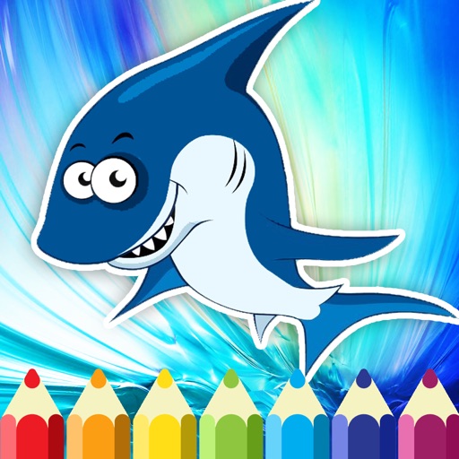 See Sharks Coloring Game For Kids Version iOS App