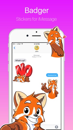 Funny Orange Badger Stickers(圖1)-速報App