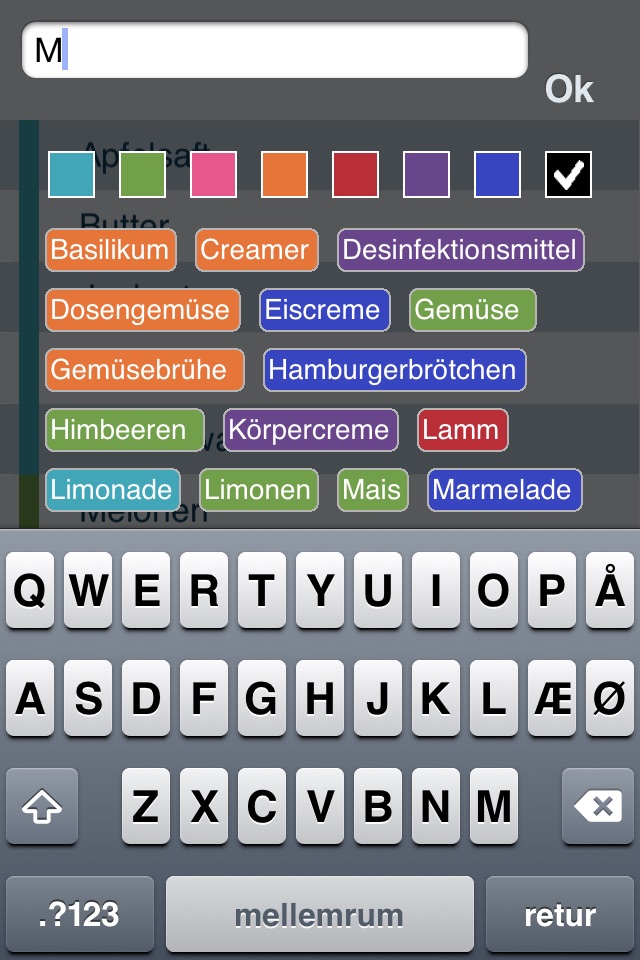 Grocery list - online sync screenshot 3