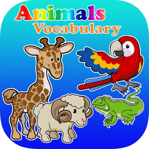 Kids Learn Vocabulary Animals Puzzle Icon