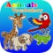 Kids Learn Vocabulary Animals Puzzle