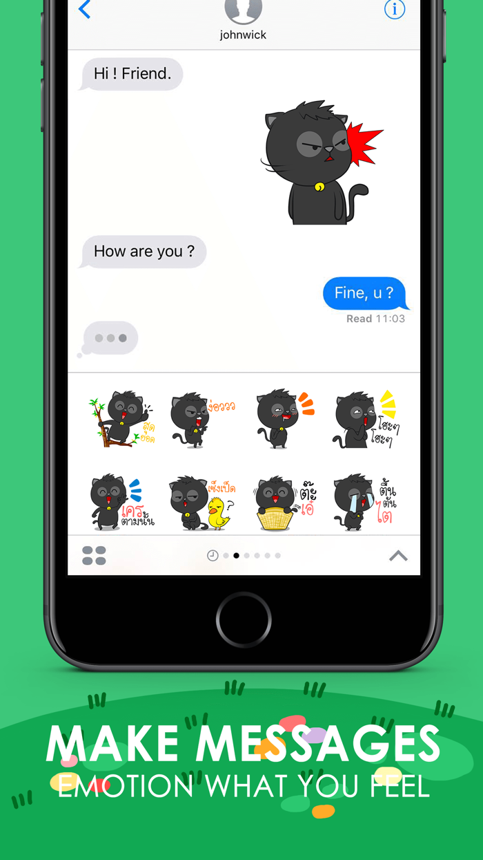 Meow Dam Stickers  Emoji Keyboard By ChatStick