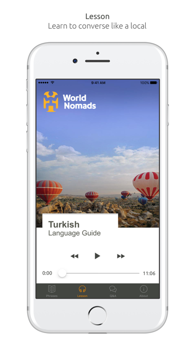 How to cancel & delete Turkish Language Guide & Audio - World Nomads from iphone & ipad 3