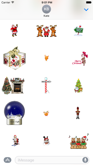 Animated Christmas Stickers for iMessage(圖4)-速報App