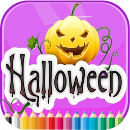 Halloween Coloring Book - Activities for Kids