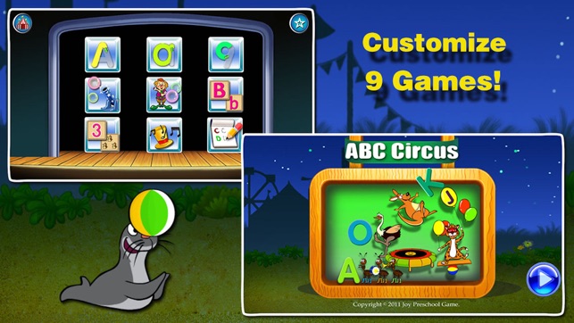 ABC Circus- Alphabet&Number Learning Games kids(圖1)-速報App