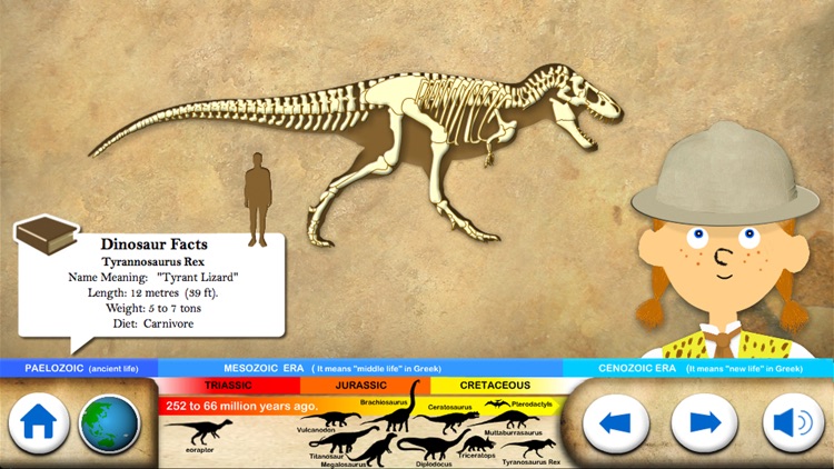 Dinosaur Fossils - History for kids screenshot-0