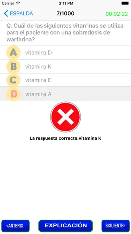 Game screenshot Preguntas sobre farmacología hack