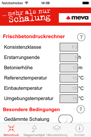 MEVA Calc screenshot 2