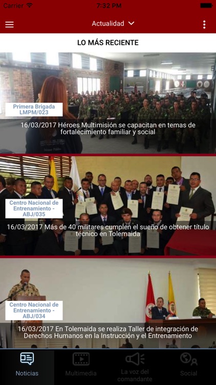 Ejército Nacional de Colombia - Héroes Multimisión