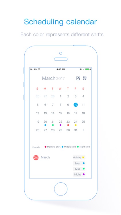 Work Schedule Pro — Shift Calender & Time alarm