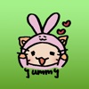The Bunny Cat Stickers for iMessage