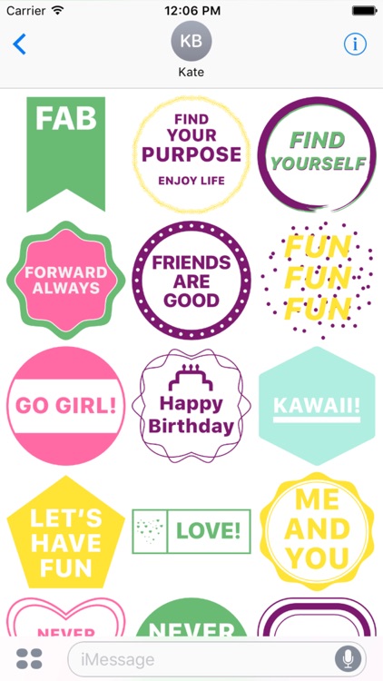 Lift You Up sticker pack