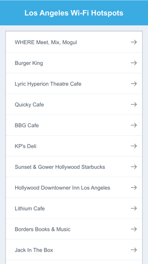 Los Angeles Wi-Fi Hotspots(圖2)-速報App