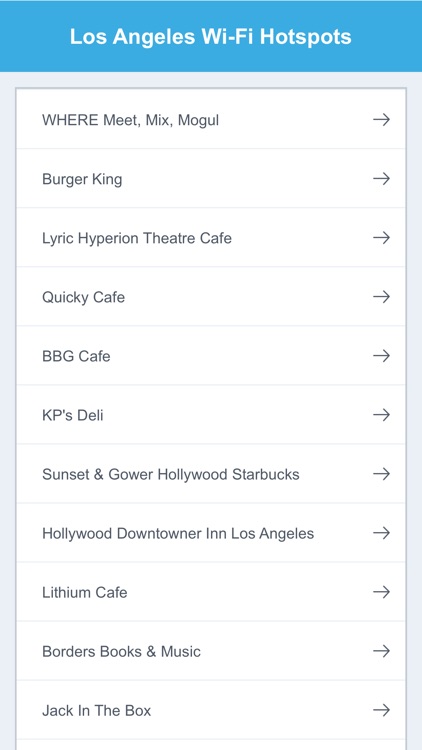 Los Angeles Wi-Fi Hotspots