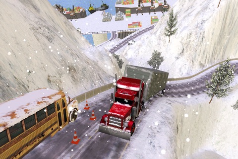 Grand Snow Truck Simulator : Cargo Truck Driver 3D screenshot 4