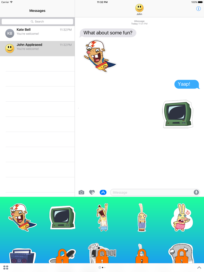 Funny Naked Animals Stickers