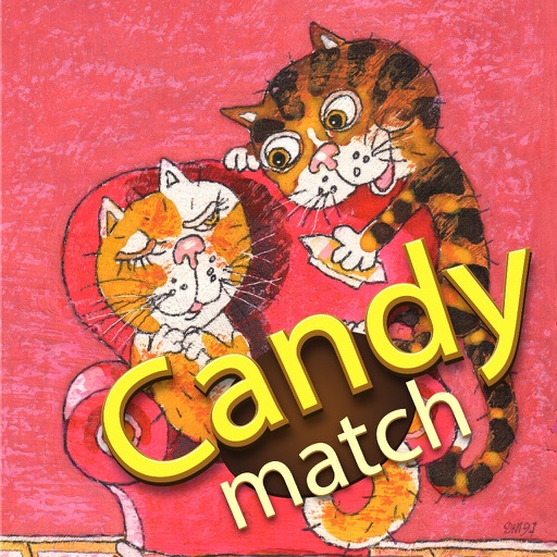 Cats Love Candy Match icon