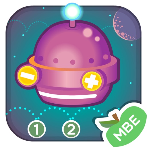 Robo Math Number Line Galaxy iOS App