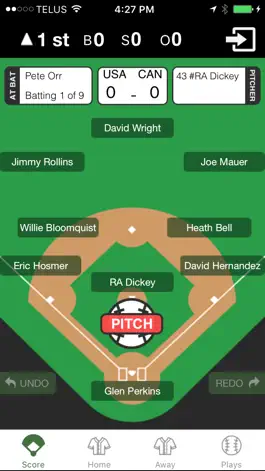 Game screenshot Amateur Baseball Scoring App mod apk