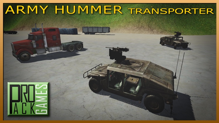 Army Hummer Transporter Truck Driver - Trucker Man