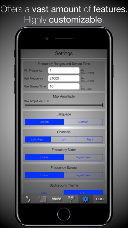 Audio Signal Generator PRO - incl. Sweeps & Noise screenshot-4