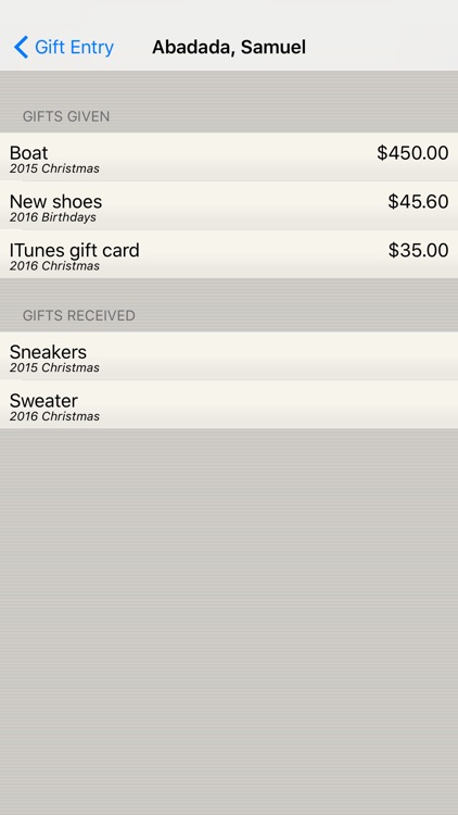 Build Your Gift List