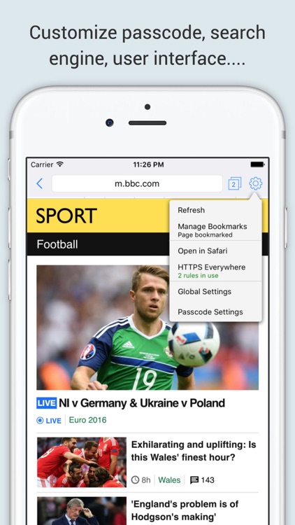 Fast and private browser: safe web browser screenshot-3