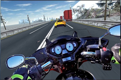 VR Crazy Bike Race: Traffic Racing Free screenshot 3