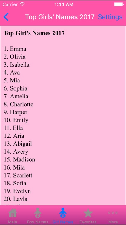 Baby Names - Idea Helper & Collection Up to 2017+ screenshot-4